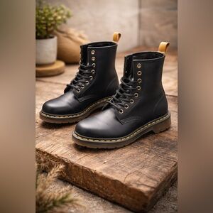 Dr. Martens Black Combat Boots